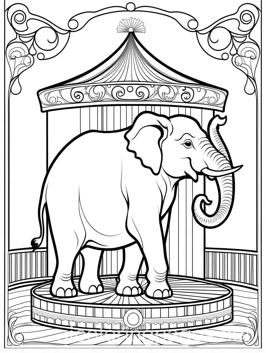 Circus-Elephant-Coloring-Page-for-Kids