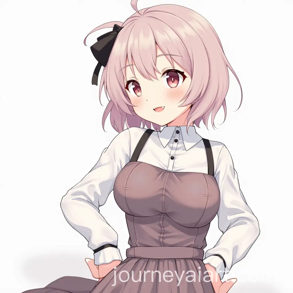 Anime-Character-Nino-Nakano-Smiling-in-Modern-Dress