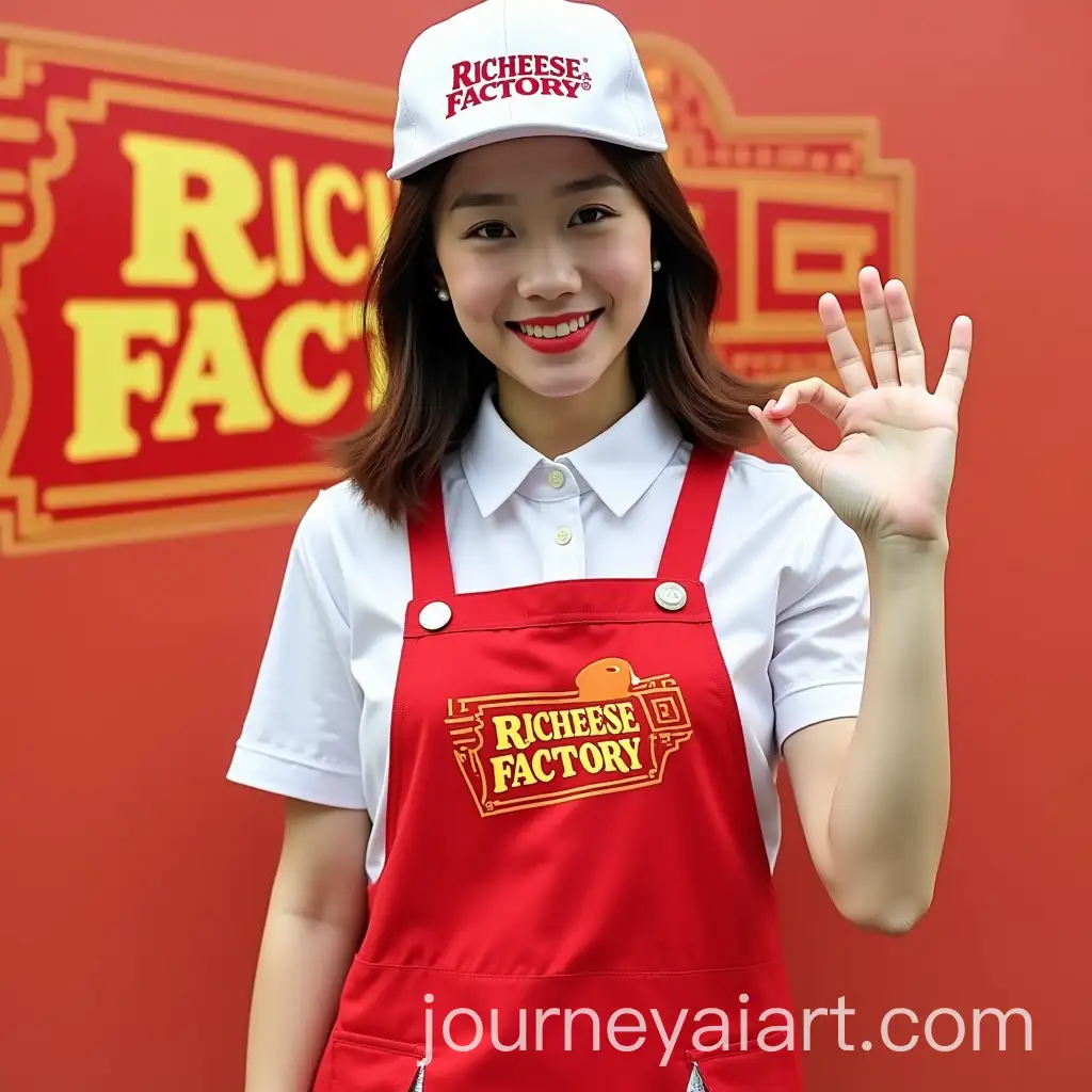 Park-Jimin-in-RICHEESE-FACTORY-Uniform-at-Indonesian-Food-Stall