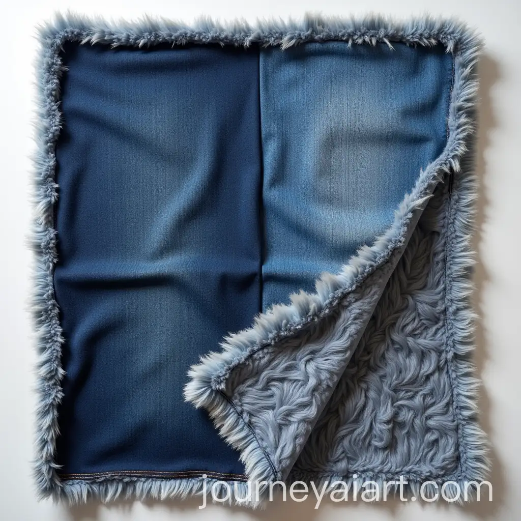 Creative-Design-of-a-Jeans-Blanket-with-Fur-Lining