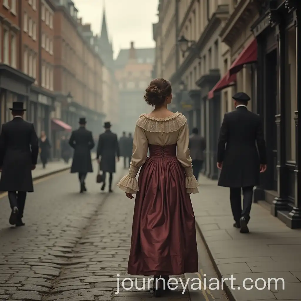 Elegant-Lady-Strolling-Through-Historic-London-Streets-in-1836
