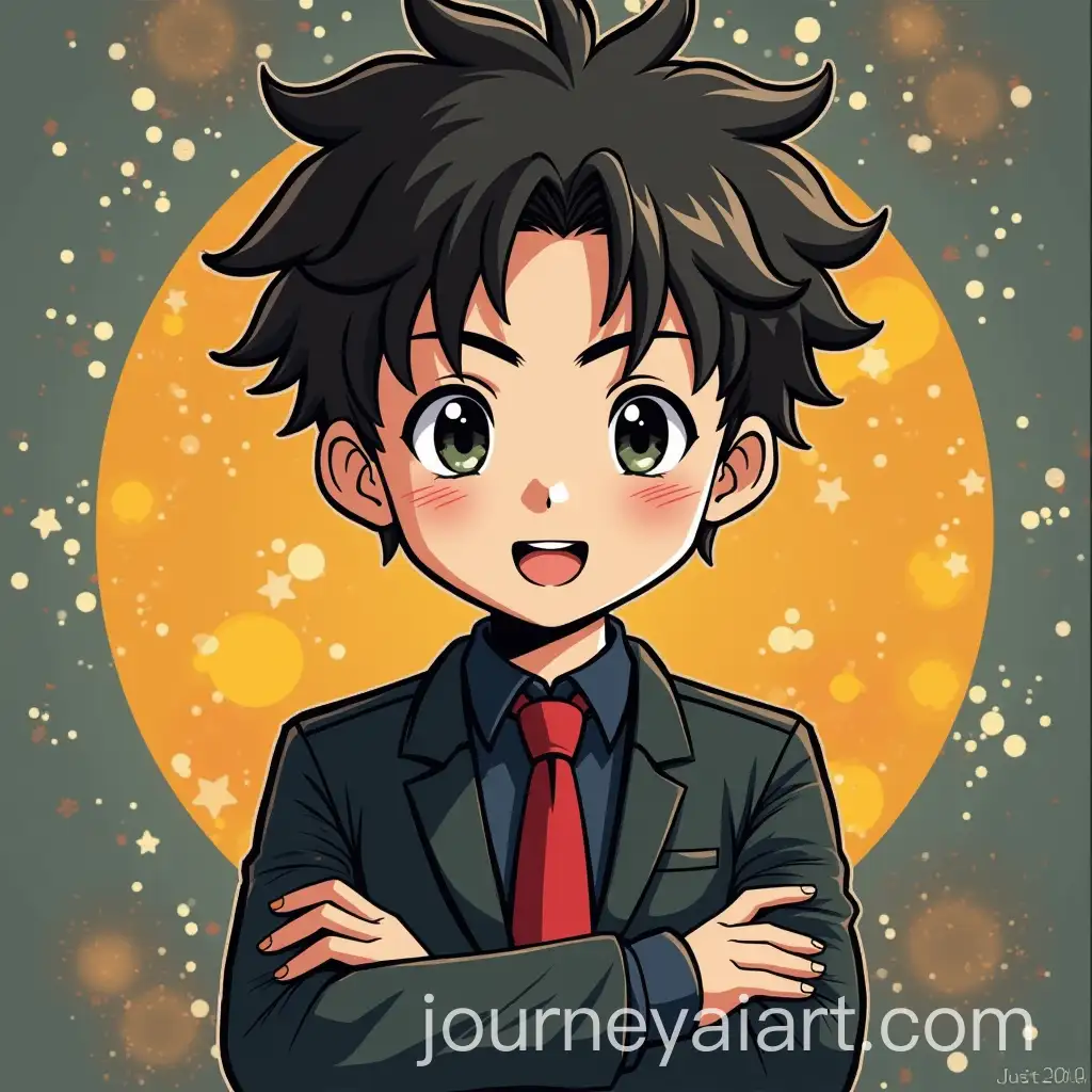 Gojo-Satoru-Portrait-with-Stylish-Abstract-Background