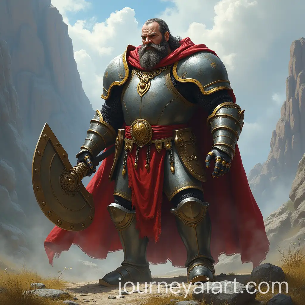 Hill-Giant-DND-Warrior-in-Noble-Leather-Armor