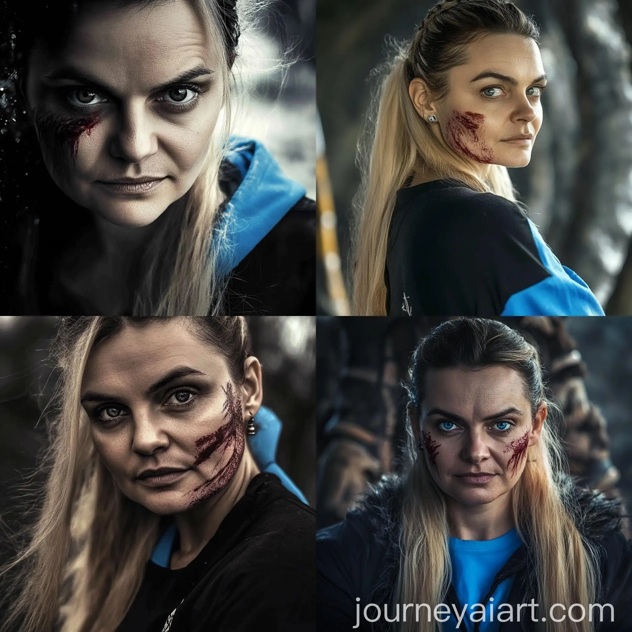 Fierce-Viking-Woman-with-Blood-and-Face-Tattoos