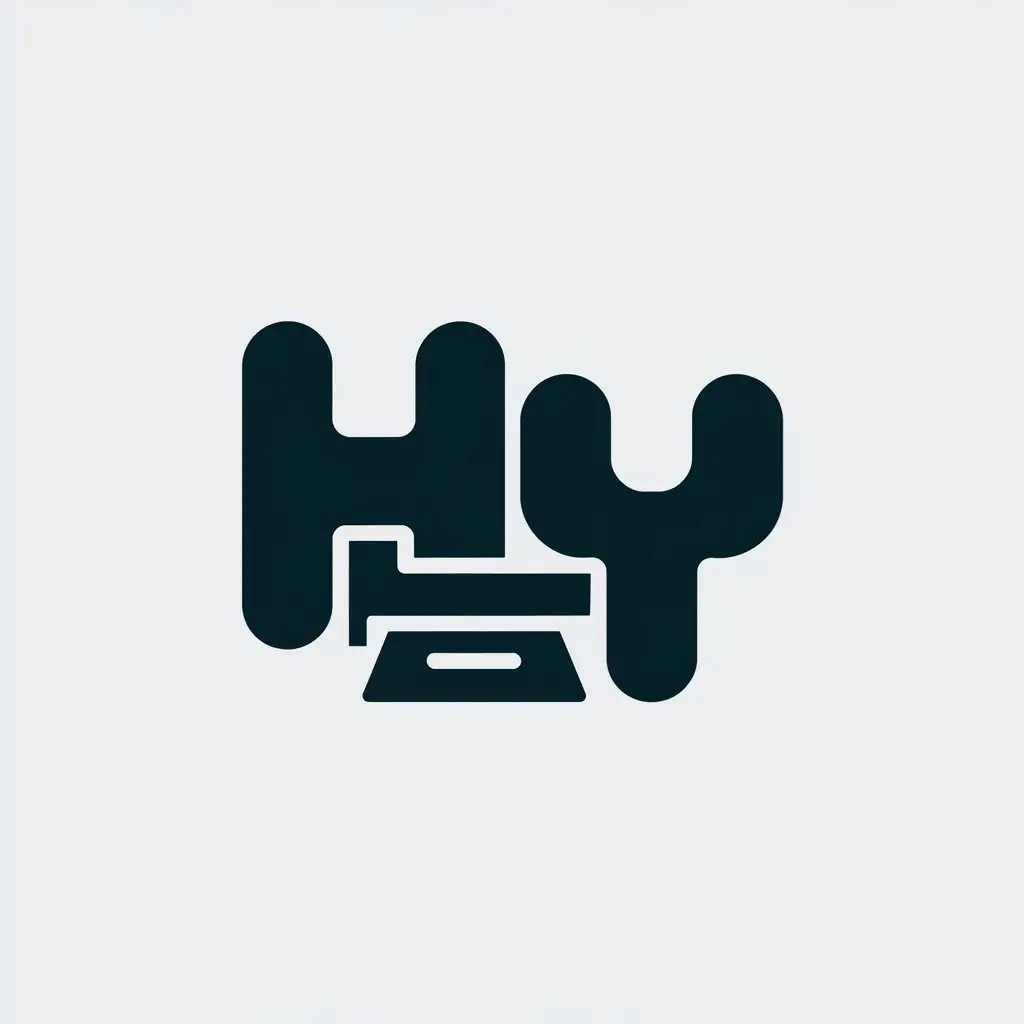 LOGO-Design-for-HY-Minimalist-Printer-Symbol-for-Others-Industry-with-Clear-Background