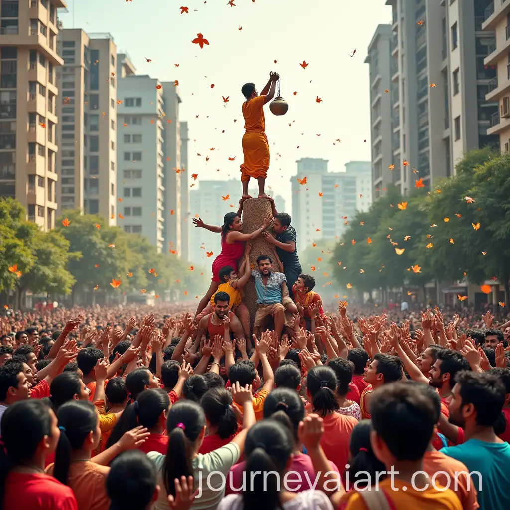 Dahi-Handi-Festival-Celebration-in-Urban-Residential-Society