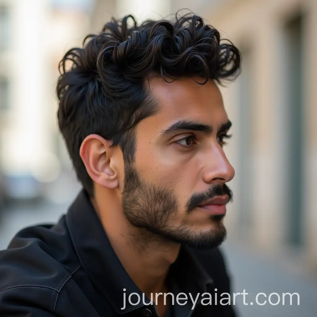 Portrait-of-a-37YearOld-Moroccan-Man-with-Short-Hair