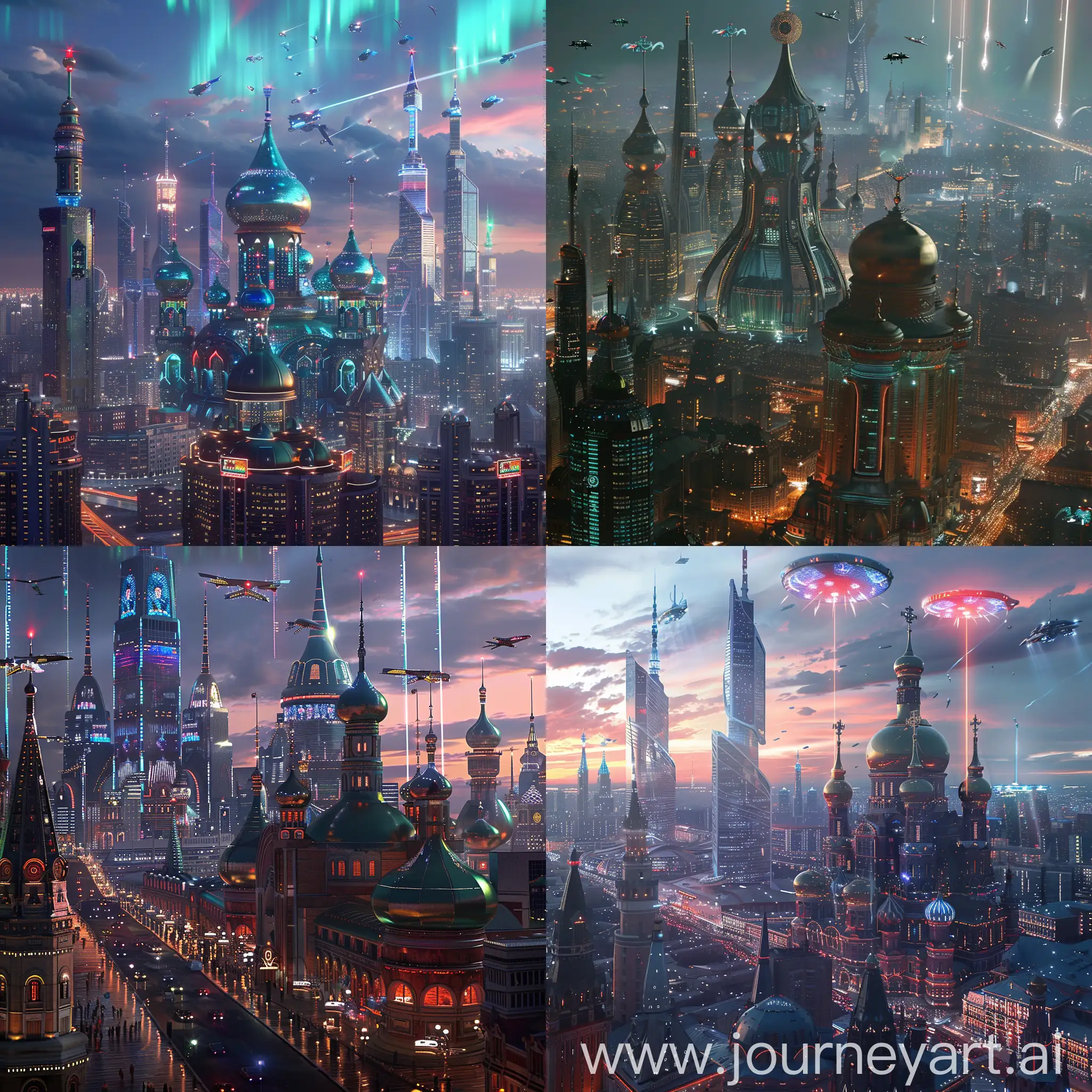 Futuristic-Moscow-Cityscape-with-Cybernetic-Enhancements-and-Neonlit-Skyline