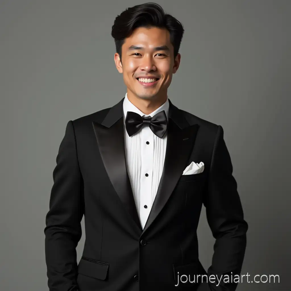 ConfidentAI-Art-Prompt-Expansion-Elegant-Young-Man-in-Classic-Black-Tuxedo-Portrait