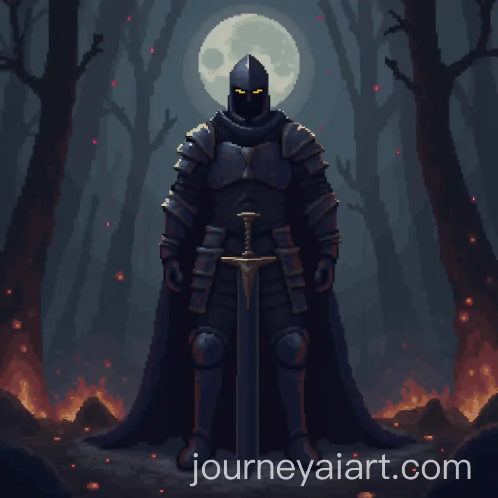 Dark-Fantasy-Pixelated-Knight-Artwork