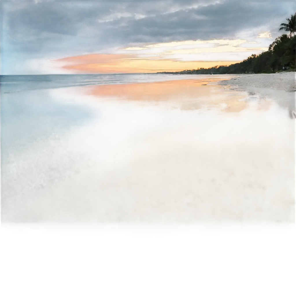 Stunning-Sunset-on-a-Beach-HighQuality-PNG-Image-for-Web-and-Print-Use