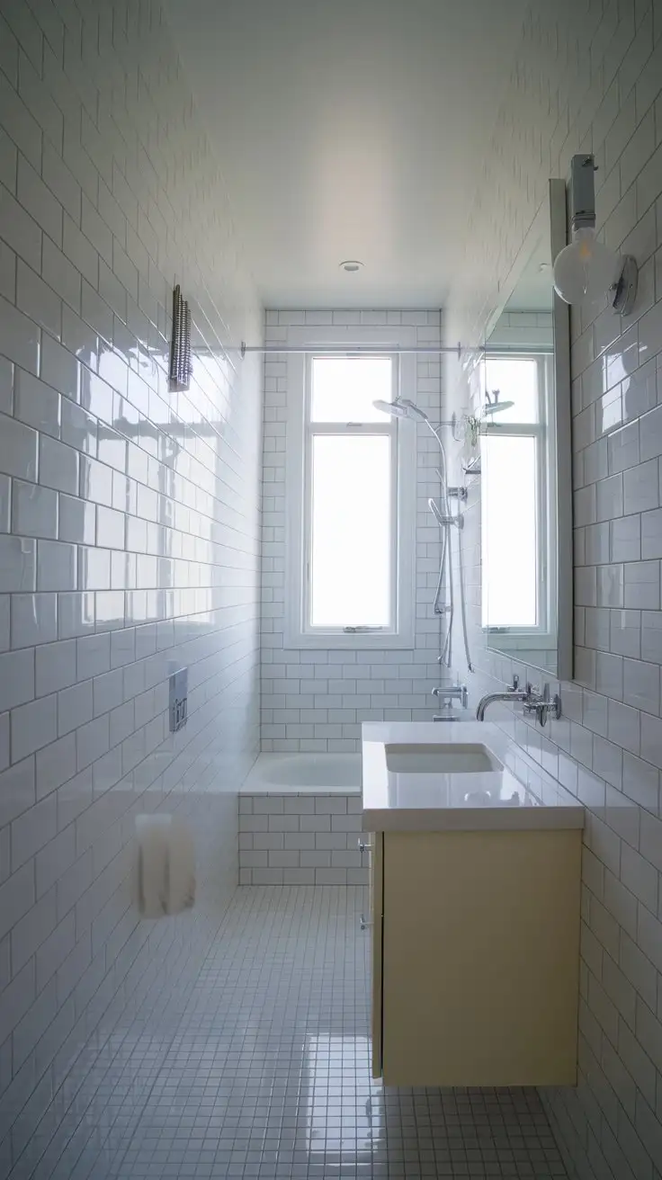 Modern-Minimalist-Bathroom-with-Bright-White-Tiles-and-Natural-Light