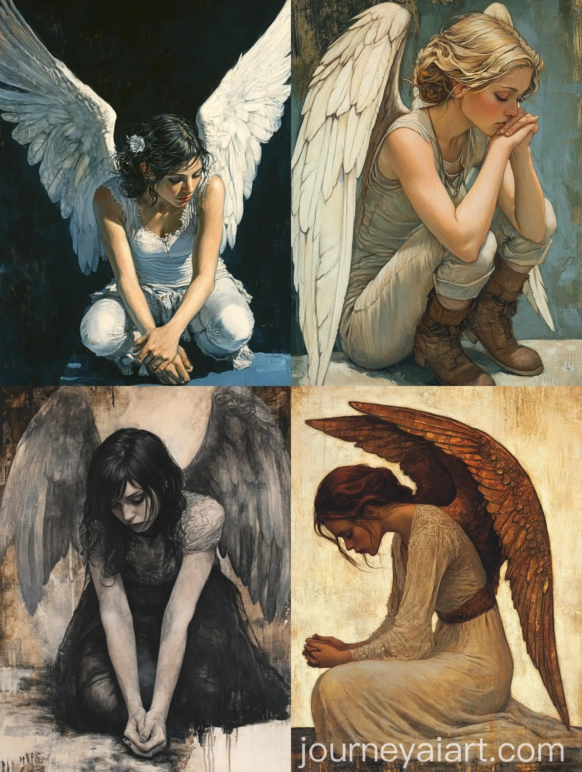 Crouching-Woman-with-Wings-Hands-Clasped