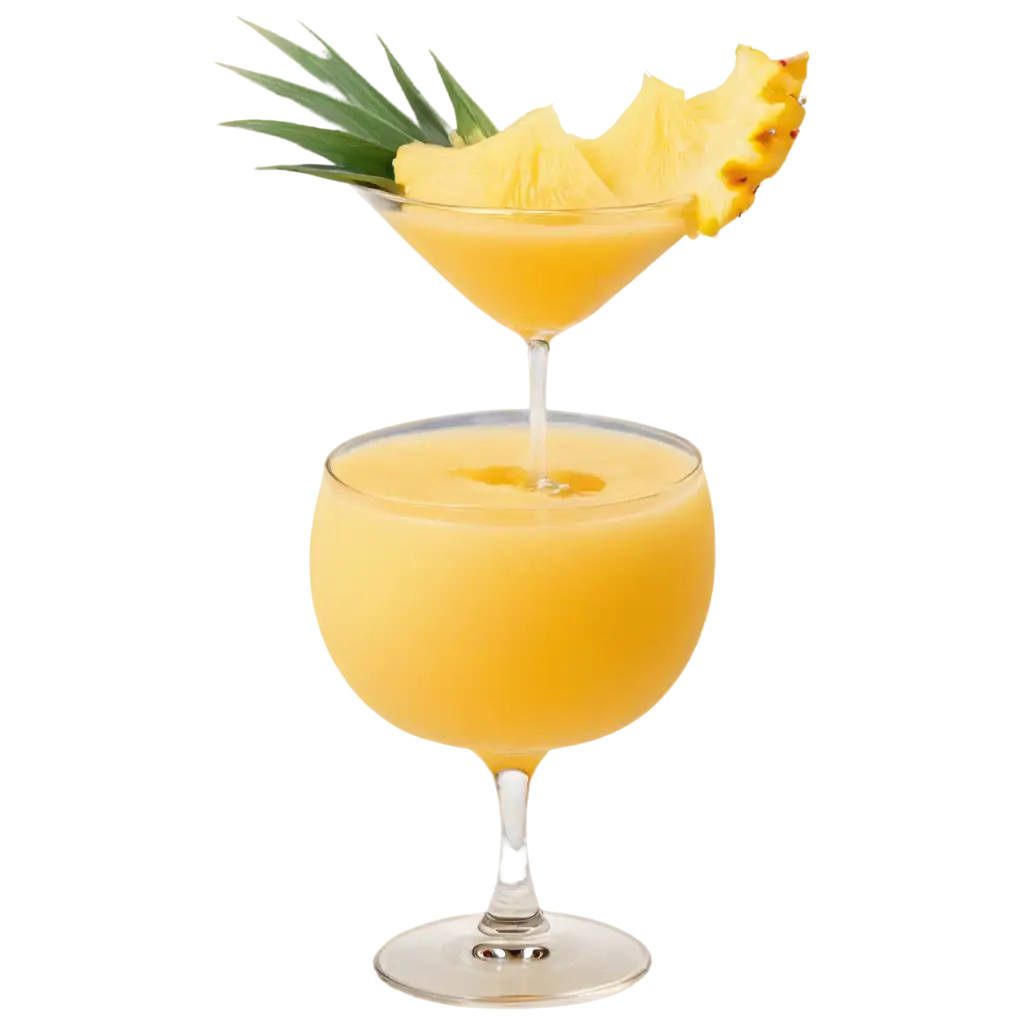 BahPNG-Image-Optimizationama-Mama-Cocktail-PNG-with-Pineapple-Wedge-Garnish-Vibrant-and-Refreshing-Drink-in-Transparent-Background