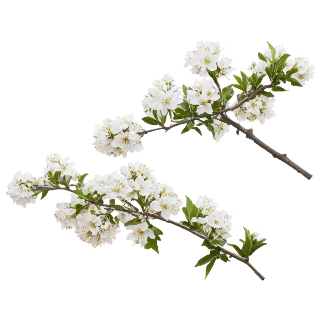 Lush-Branches-with-White-Flowers-PNG-HighQuality-Image-for-Various-Creative-Uses