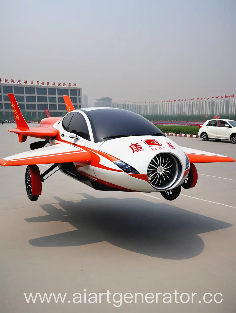 Flying-Chinese-Car-Journeying-from-China