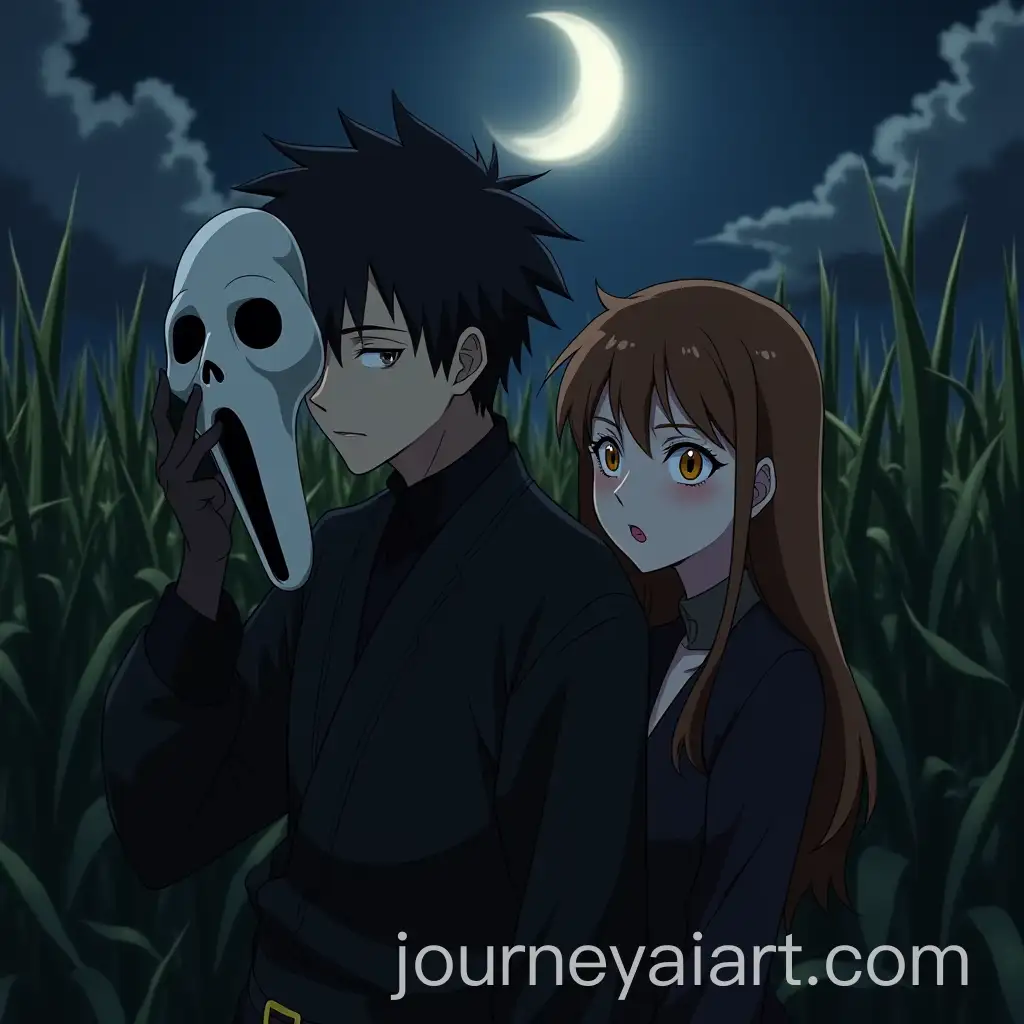 Choso-Kamo-and-EGirl-in-a-Gothic-Cornfield-Under-the-Halloween-Moon