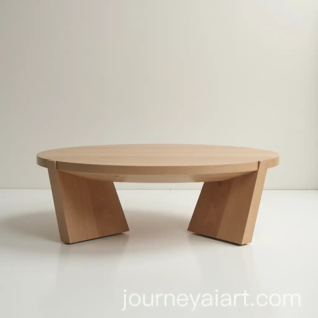 Modern-Circular-Wooden-Bench-with-Geometric-Legs-in-Contemporary-Setting