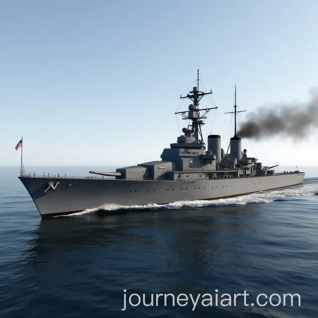 HyperRealistic-1942-US-Navy-Cruiser-in-Unreal-Engine-5