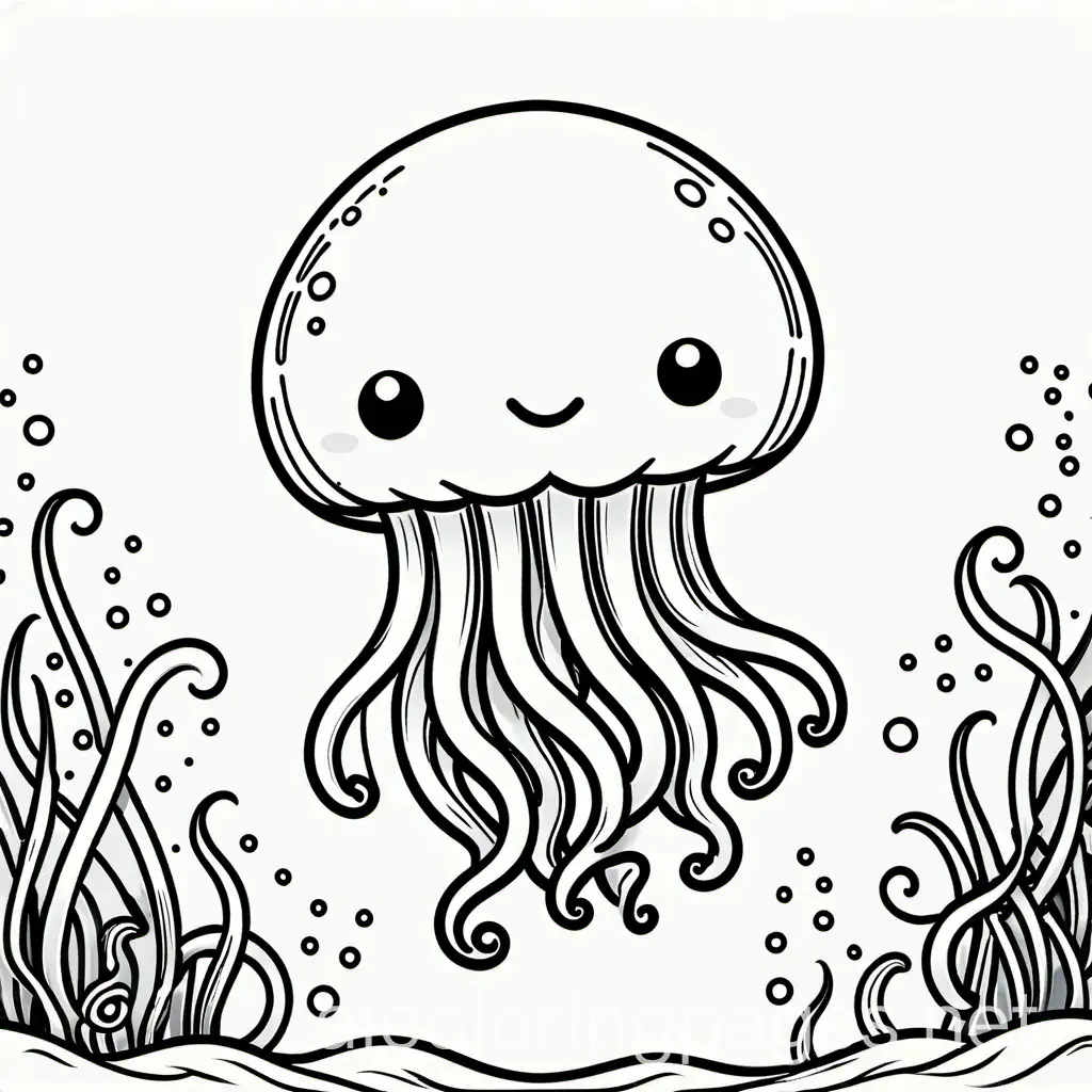 Baby-Jellyfish-Coloring-Page-Simple-Line-Art-on-White-Background