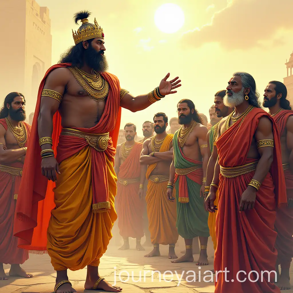 King-Dashrath-Delivering-Grief-News-to-Ayodhya-Shock-and-Silence