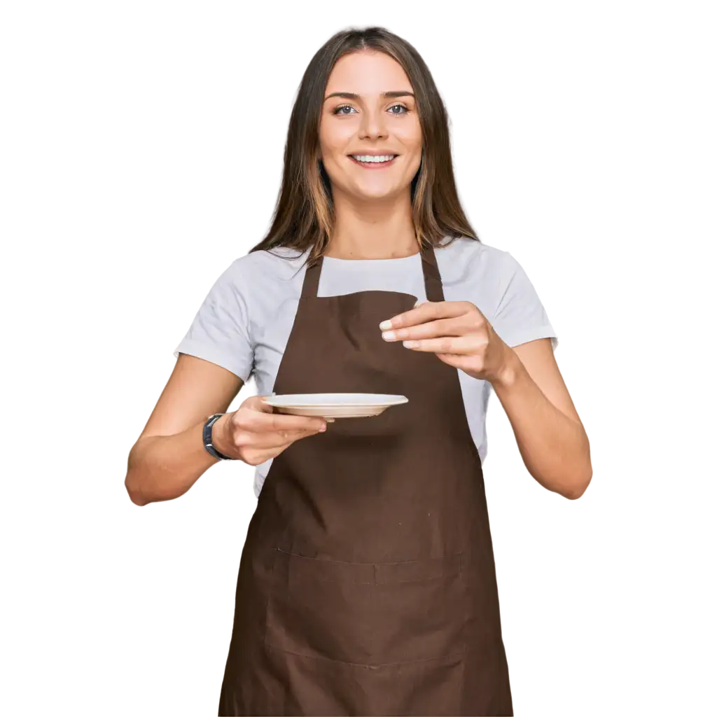 Caucasian-Woman-Barista-Lowering-Coffee-HighQuality-PNG-Image-for-Professional-Use