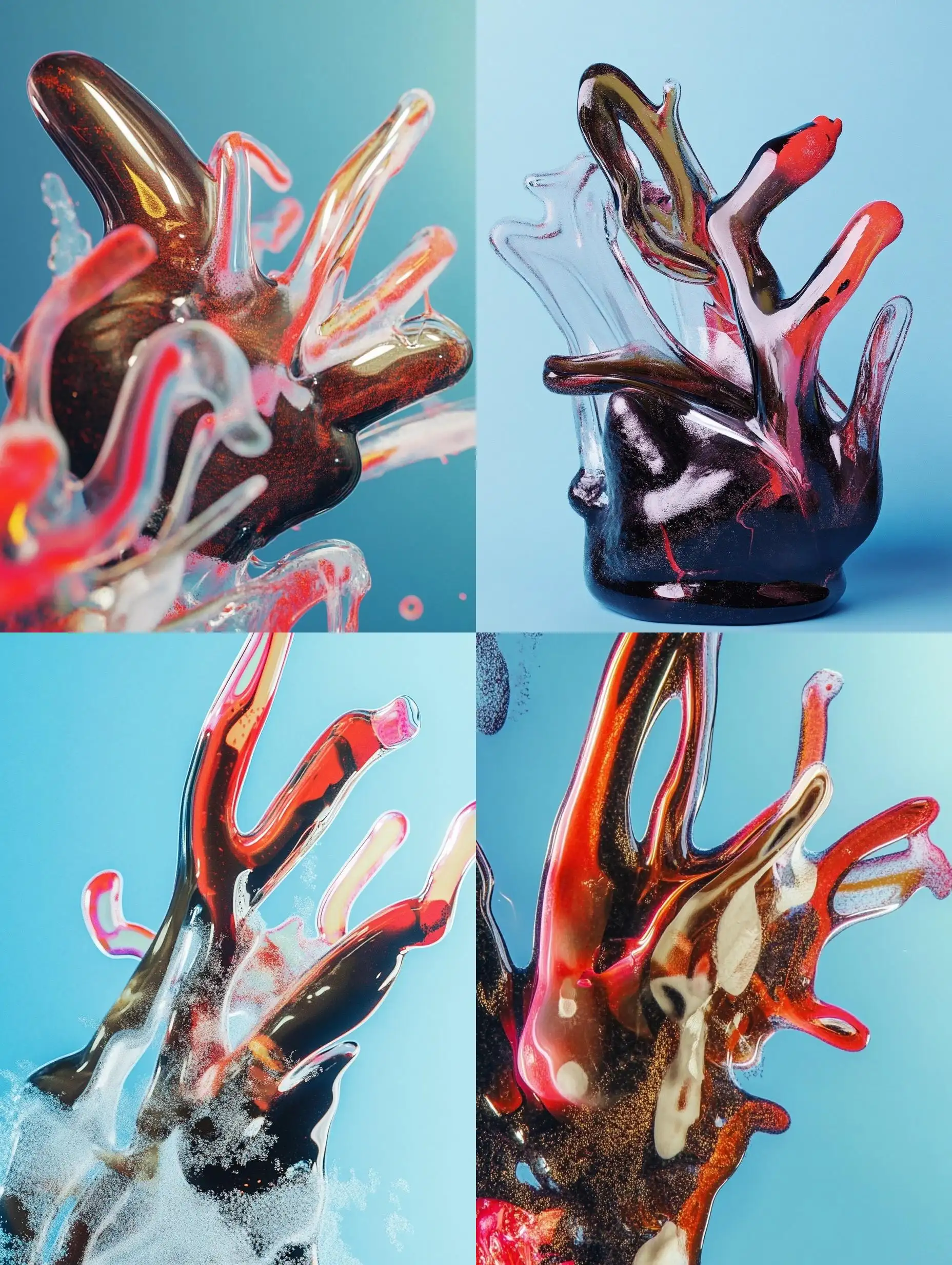 Surreal-Liquid-Art-on-Blue-Background