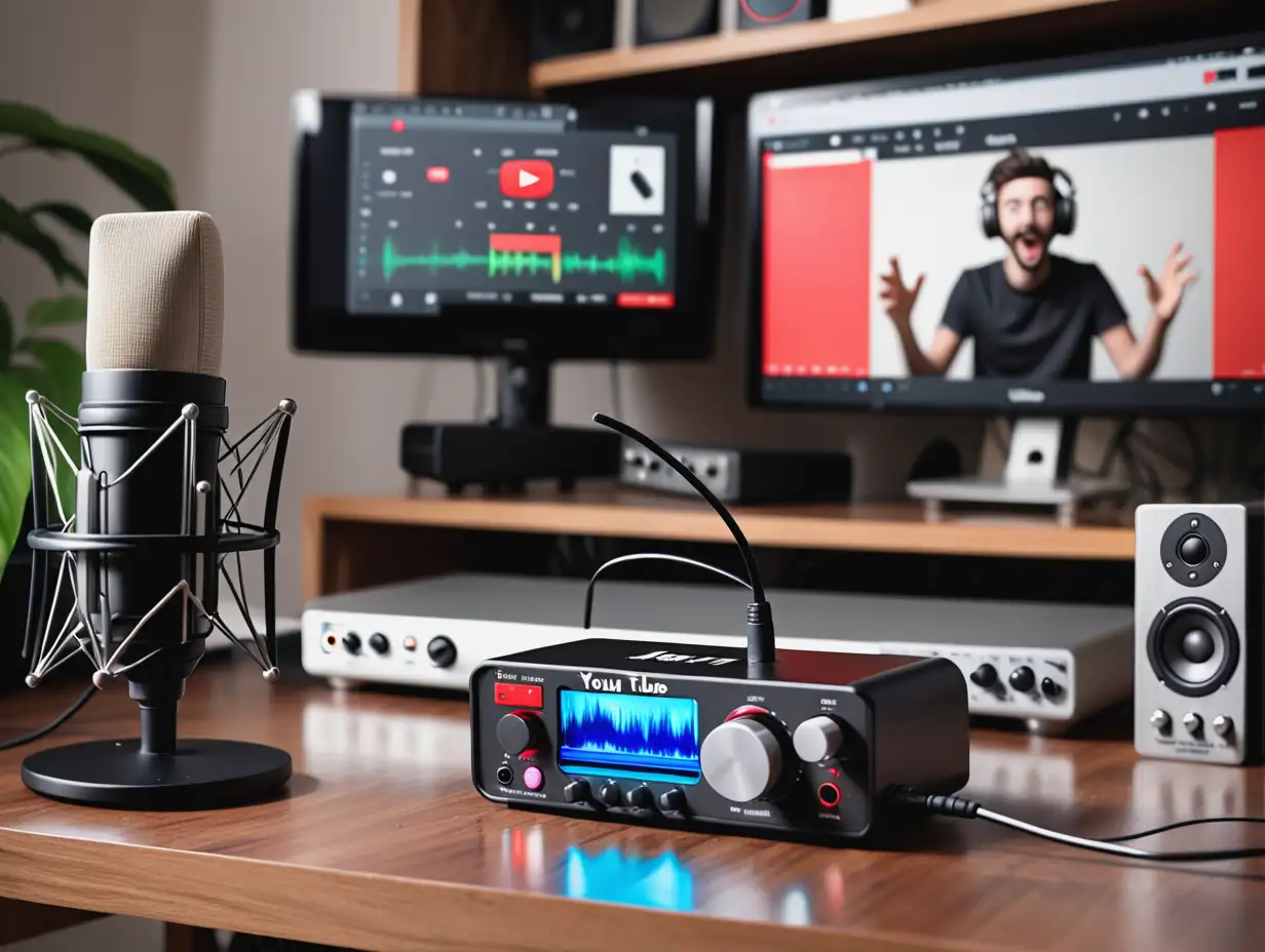 Youtube Streamer at Home with Audio Interface