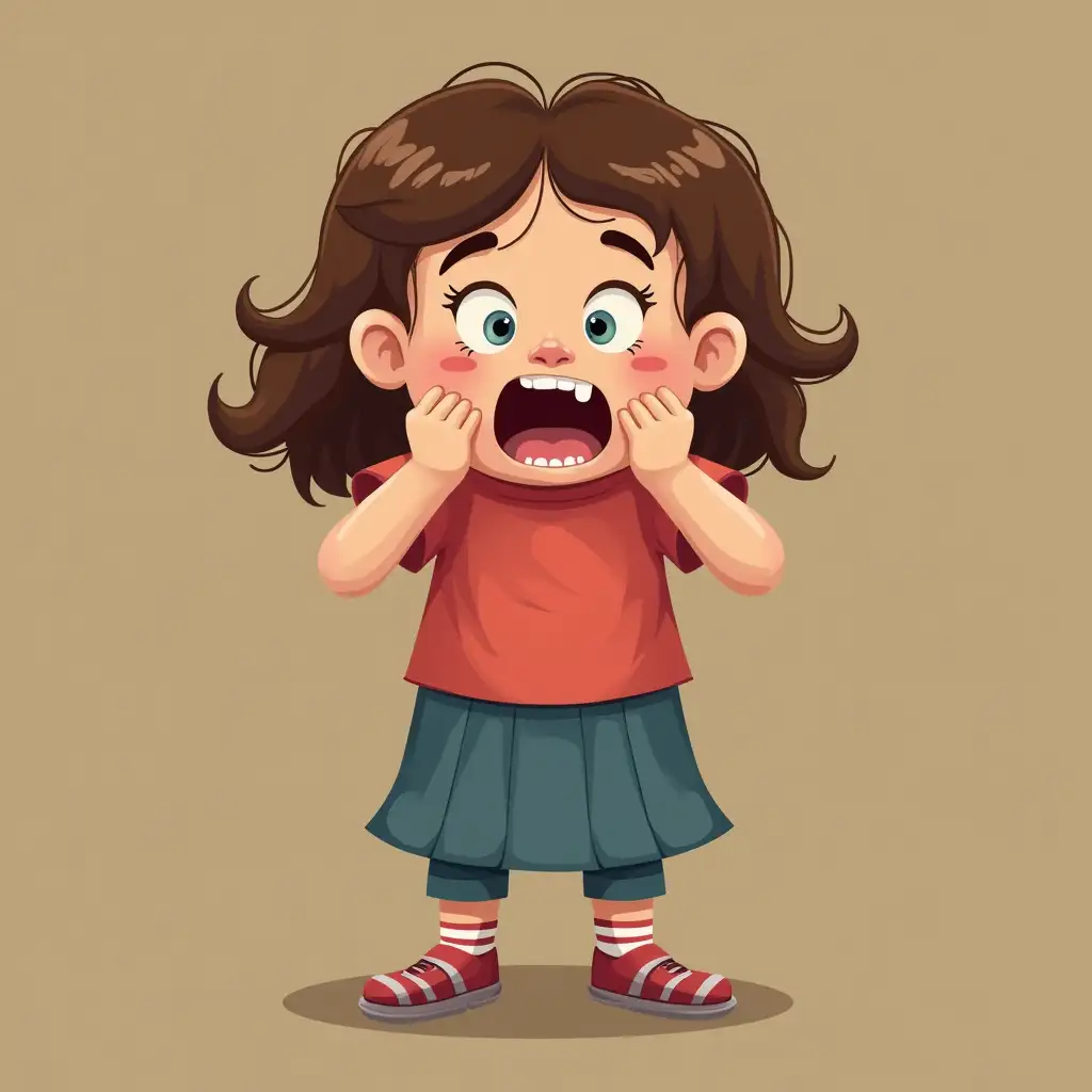 Three-Year-Old-Girl-Shouting-with-Hands-CuppGirl-shouting-with-cupped-handsing-Mouth