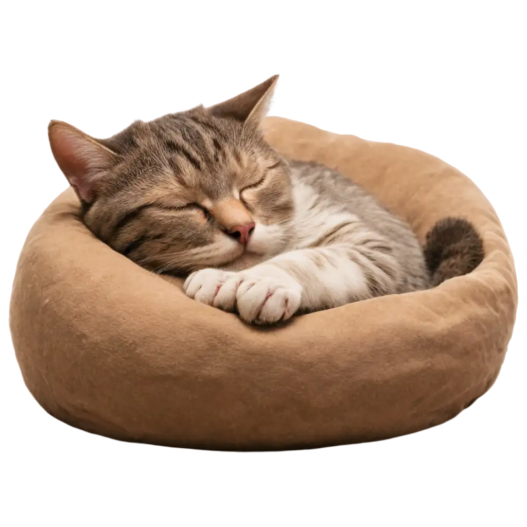 HighQuality-Sleeping-Cat-PNG-Image-Enhance-Your-Content-with-Clarity