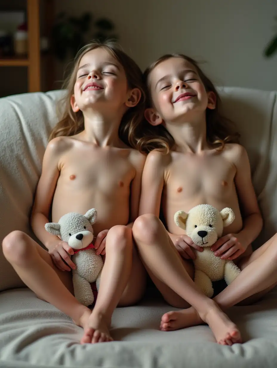 Two-Skinny-Girls-Holding-Stuffed-Animals-in-Playroom