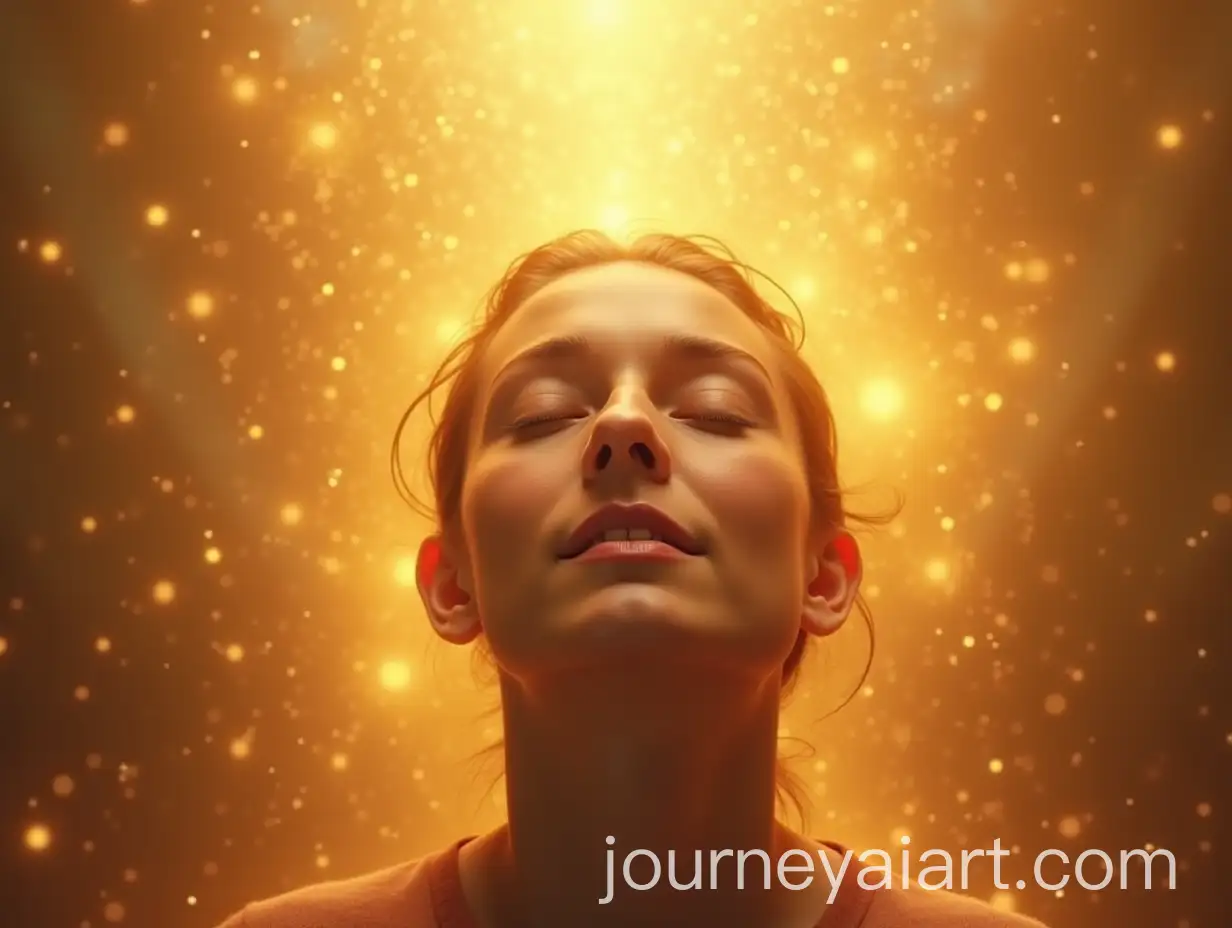 Serene-Portrait-of-Gratitude-with-Golden-Glow-and-Ethereal-Landscape