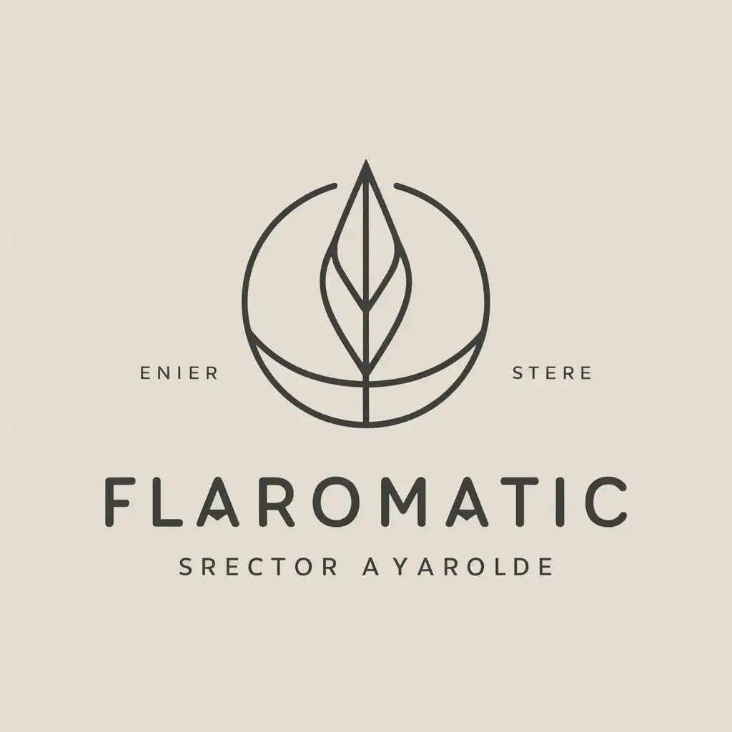 LOGO-Design-For-Flaromatic-Minimalistic-Aroma-Symbol-in-Vector-Style