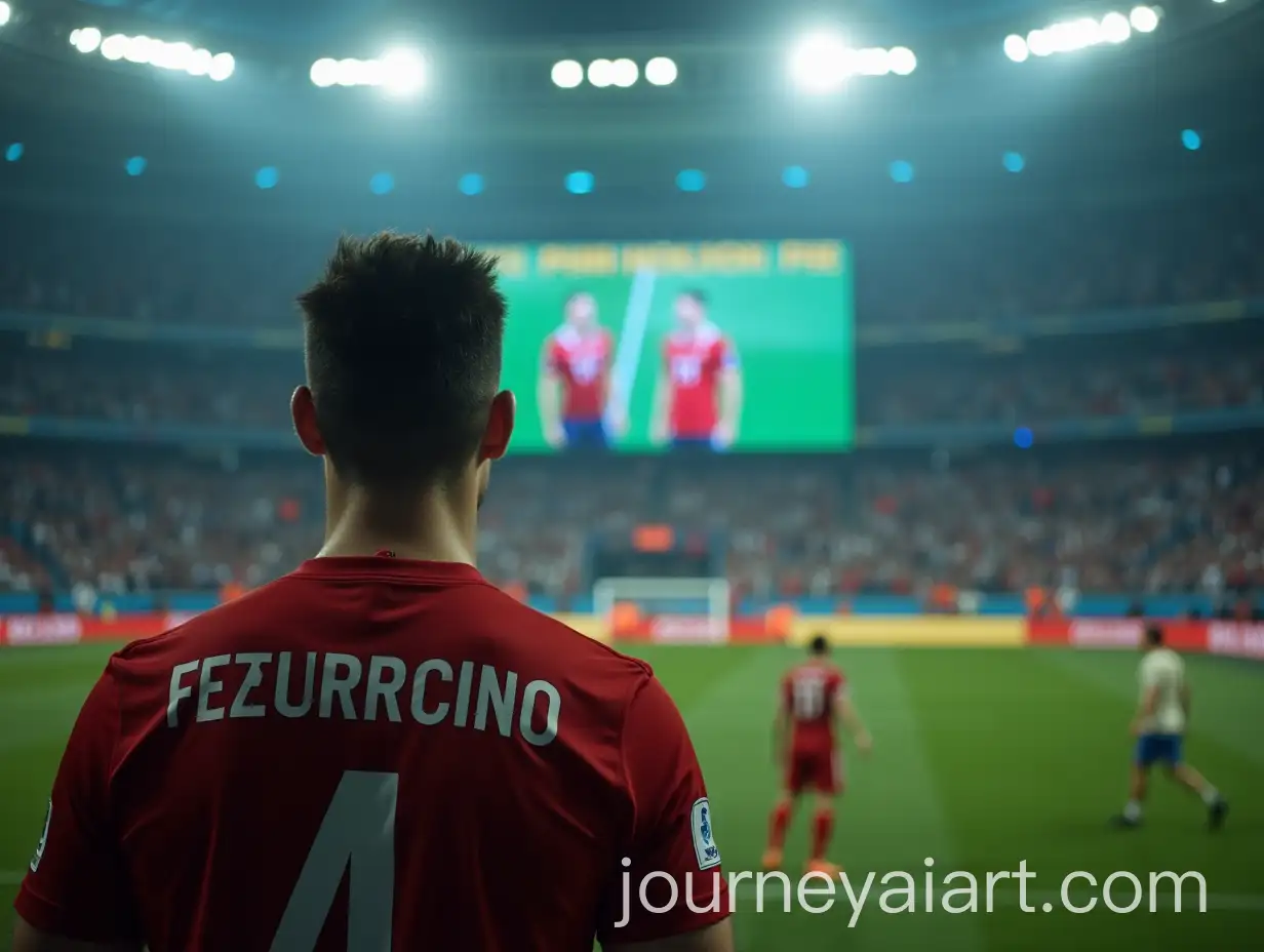 Soviet-Football-Player-Speaking-from-Zenit-Stadium-Big-Screen