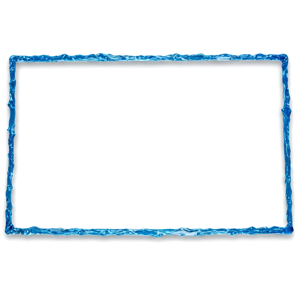 Water-Rectangular-Frame-PNG-Clear-Crisp-and-Versatile-Image-Format-for-Various-Uses