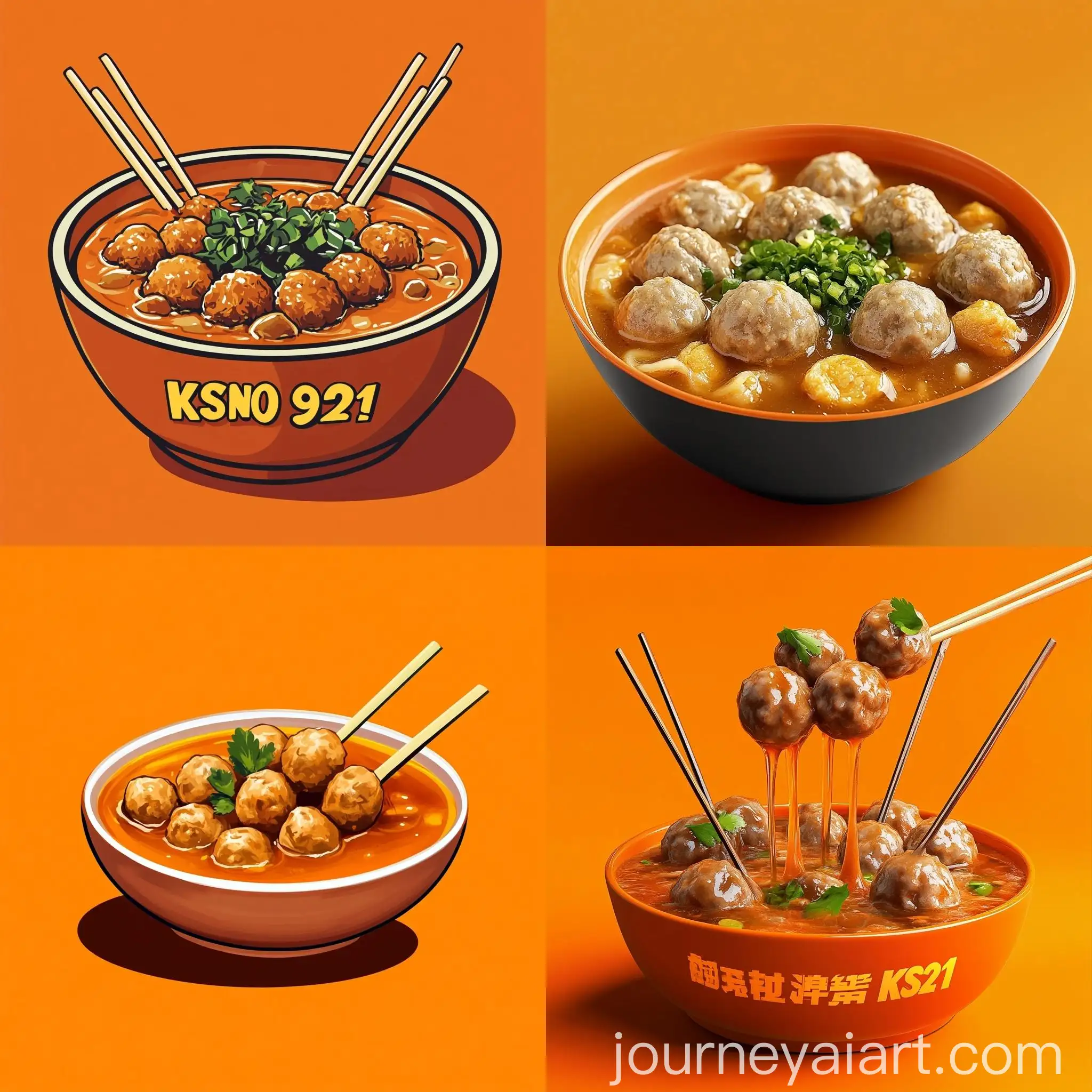 Dynamic-3D-Logo-Design-for-Bakso-Tusuk-dan-Kuah-KSN-921