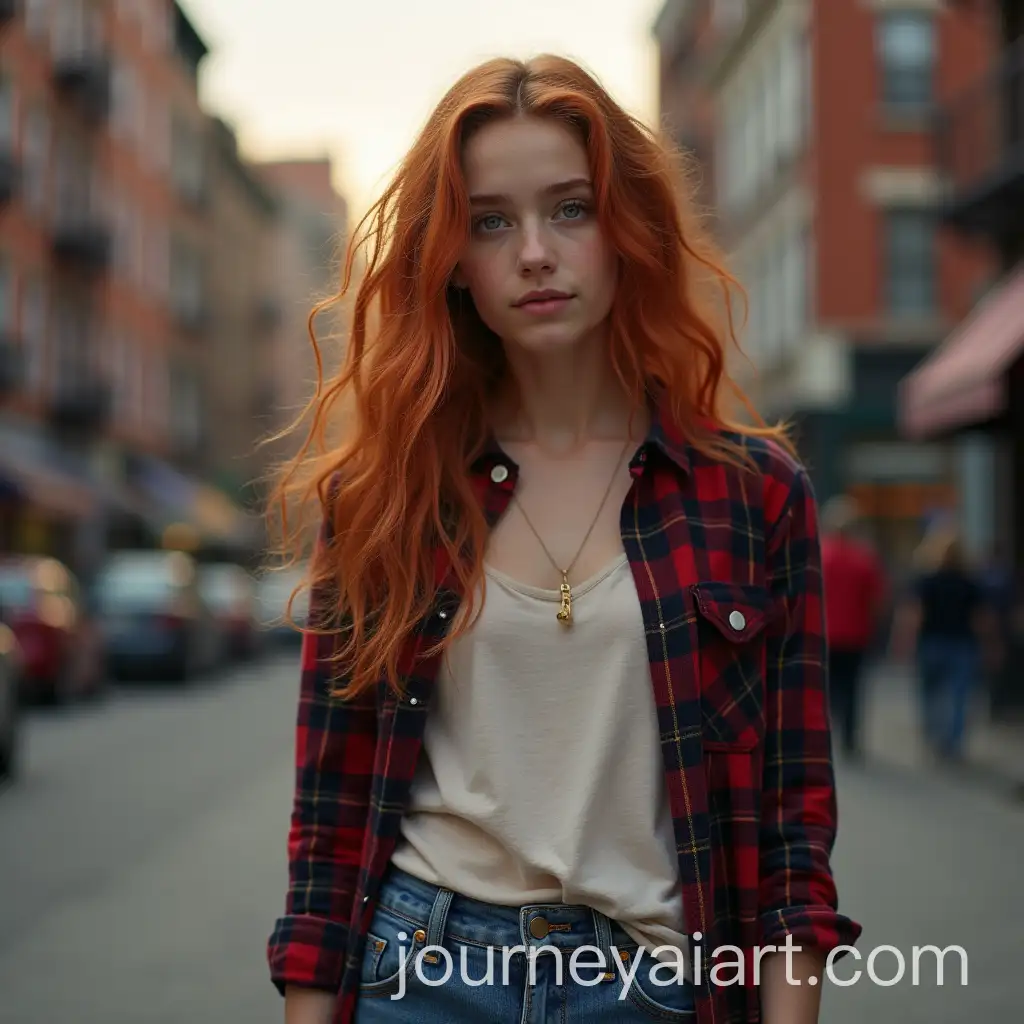 Teenage-Girl-with-Bright-Green-Eyes-and-Red-Wavy-Hair-in-Brooklyn-Setting