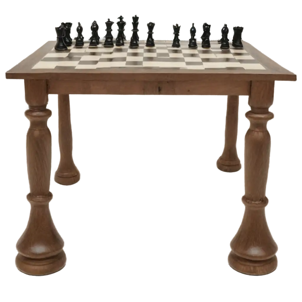 PNG-Image-of-a-Coffee-Table-with-Chess-Board-and-Chess-Pieces-Enhance-Your-Space-with-Elegance-and-Strategy