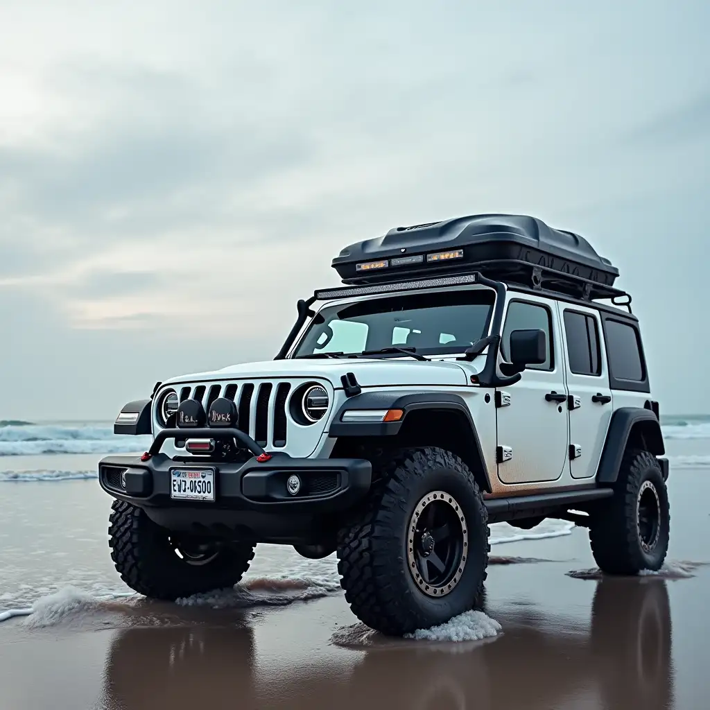 The director likes Haval jeep, likes the sea, Dog Husky