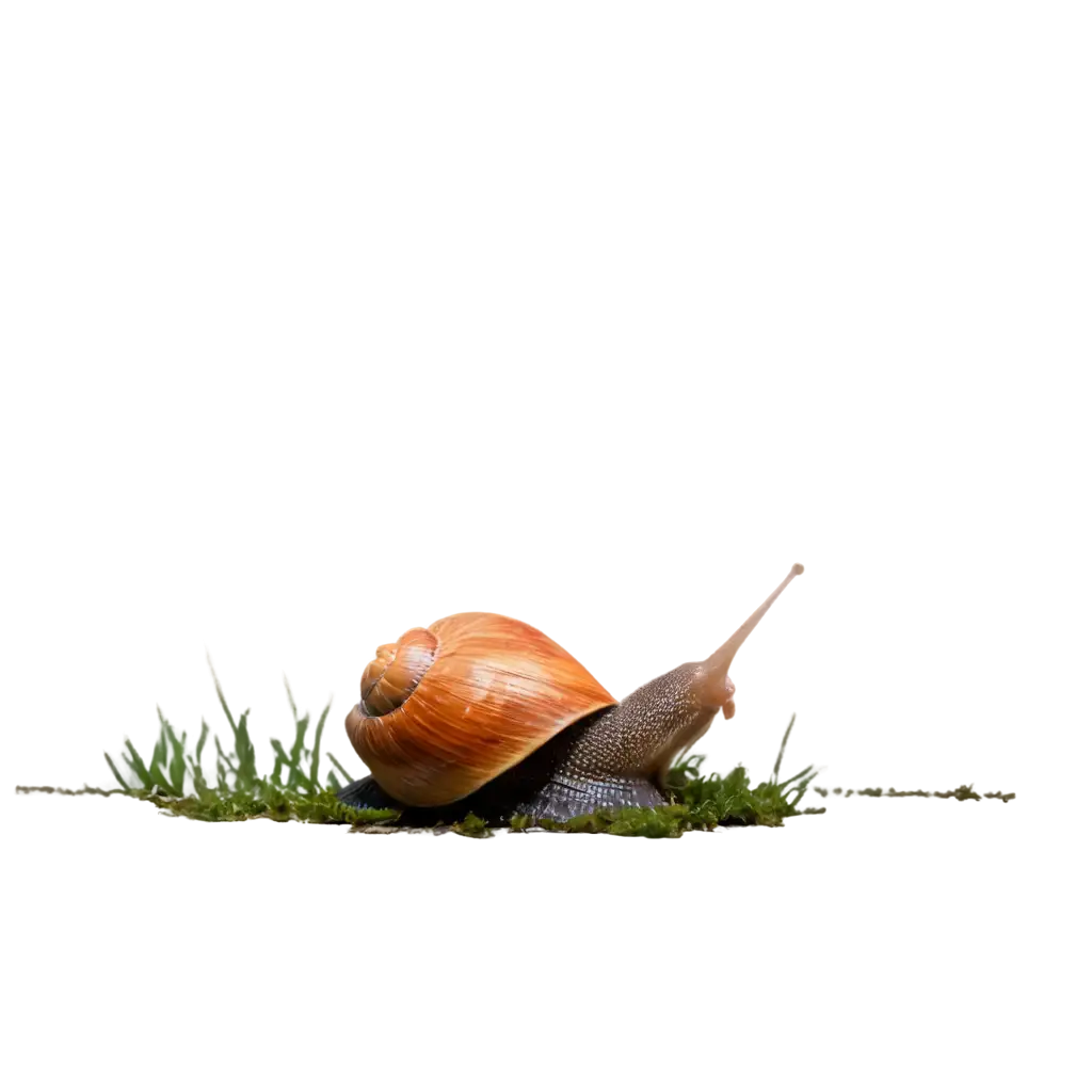 Snail-with-Shell-Mushrooms-Moss-and-Colored-Lights-PNG-HighQuality-Fantasy-Illustration