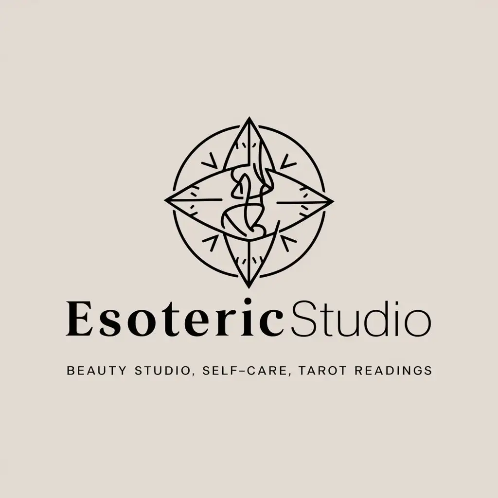 LOGO-Design-for-Esotericstudio-Minimalistic-Beauty-Studio-and-Tarot-Readings