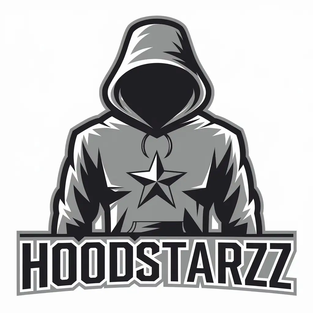 LOGO Design for Hoodstarzz Hoodie Symbol with Modern Style and Clear Background