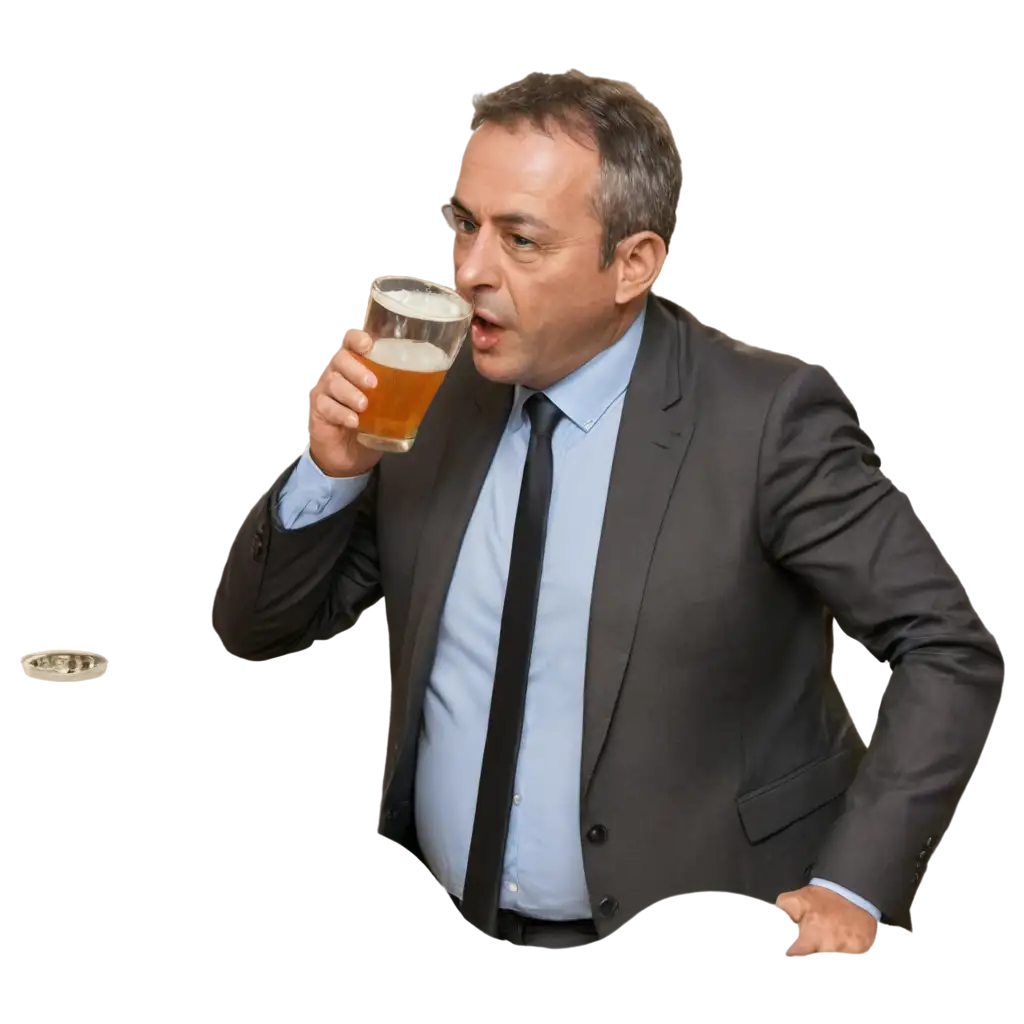 Swiss-Federal-Counselor-Guy-Parmelin-Drinking-Beer-PNG-Image-for-Various-Creative-Uses