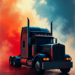 The Legend of the Ghost Kenworth W9 Semi Truck