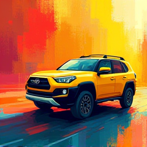 Yellow Toyota