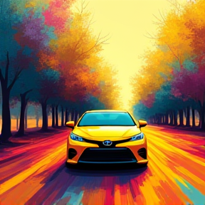 Yellow Toyota