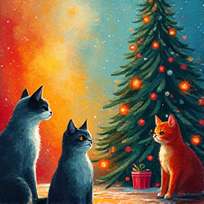 Rockin' Cats Christmas