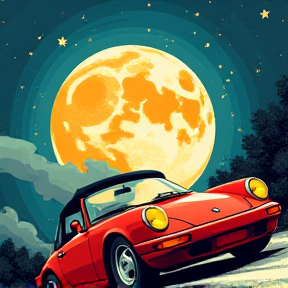 Cruising to the Man in the Moon