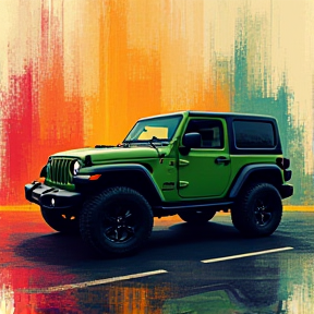 Green Heap Jeep