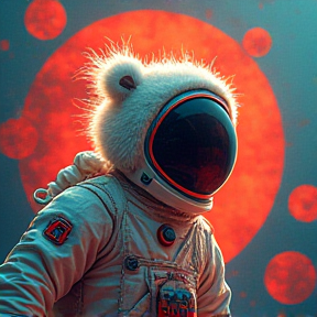 Furry cosmonauts 